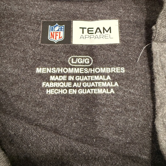 NFL LV Raiders Team Apparel Gray Shirt - Picture 2 of 5